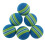 12Pcs 42Mm Rainbow Eva Practice Ball For Indoor Training Blue 1