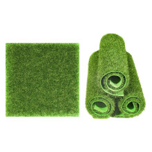 16 Peças Grama Artificial Simulação