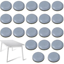 20 Pieces Teflon Furniture Glides Self-adhesive Glides Sliders Kitchen Appliance Sliders Furniture M