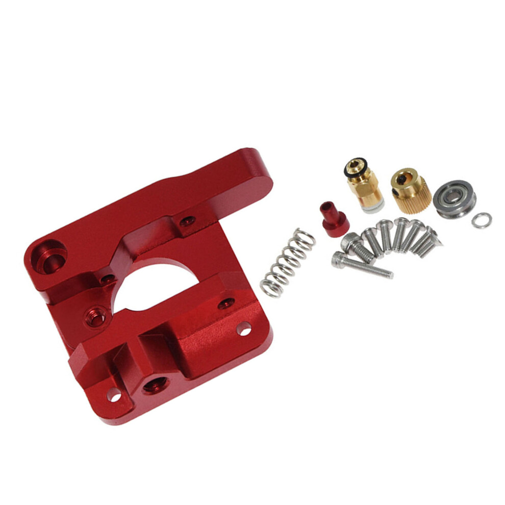 Cr10 10S Series 3D Printer Extruder Double Gear Aluminum Metal Part Color Red 4641351806574