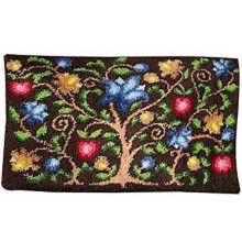 (As show, One size) Latch Hook Rug Kits for Adults Rug Making Kits Tree of Life Printed Canvas Tapestry Kits Embroidery Kits DIY Crochet Yarn Kitscraft Kit Creative Gift,