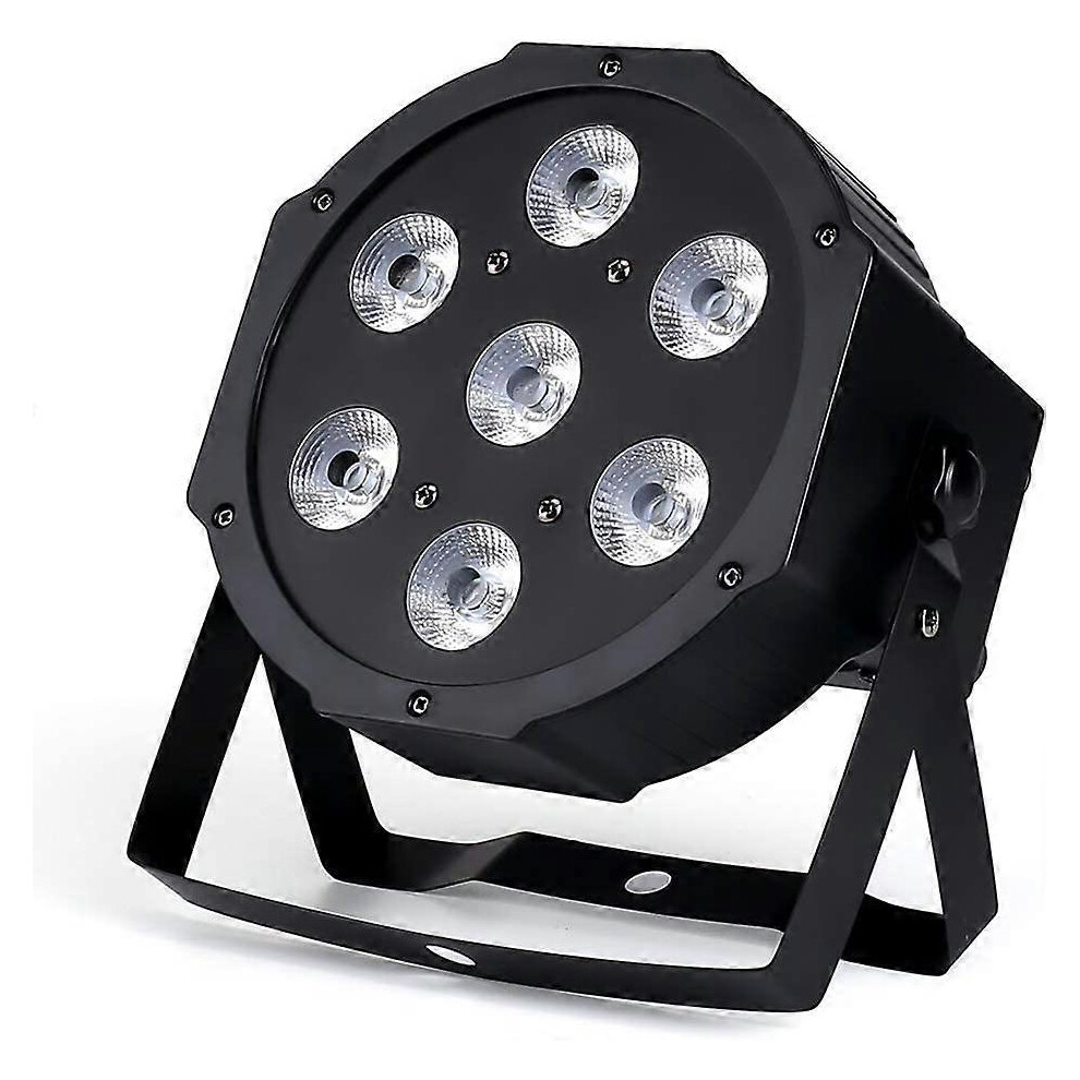 Kikidex (As Show, One Size) Stage S 7X18w Uplights With Strict Testing 6In1 Rgbwa Uv Led Par S Sound Activated Dmx512 Control Bright Dj Par Fo Light