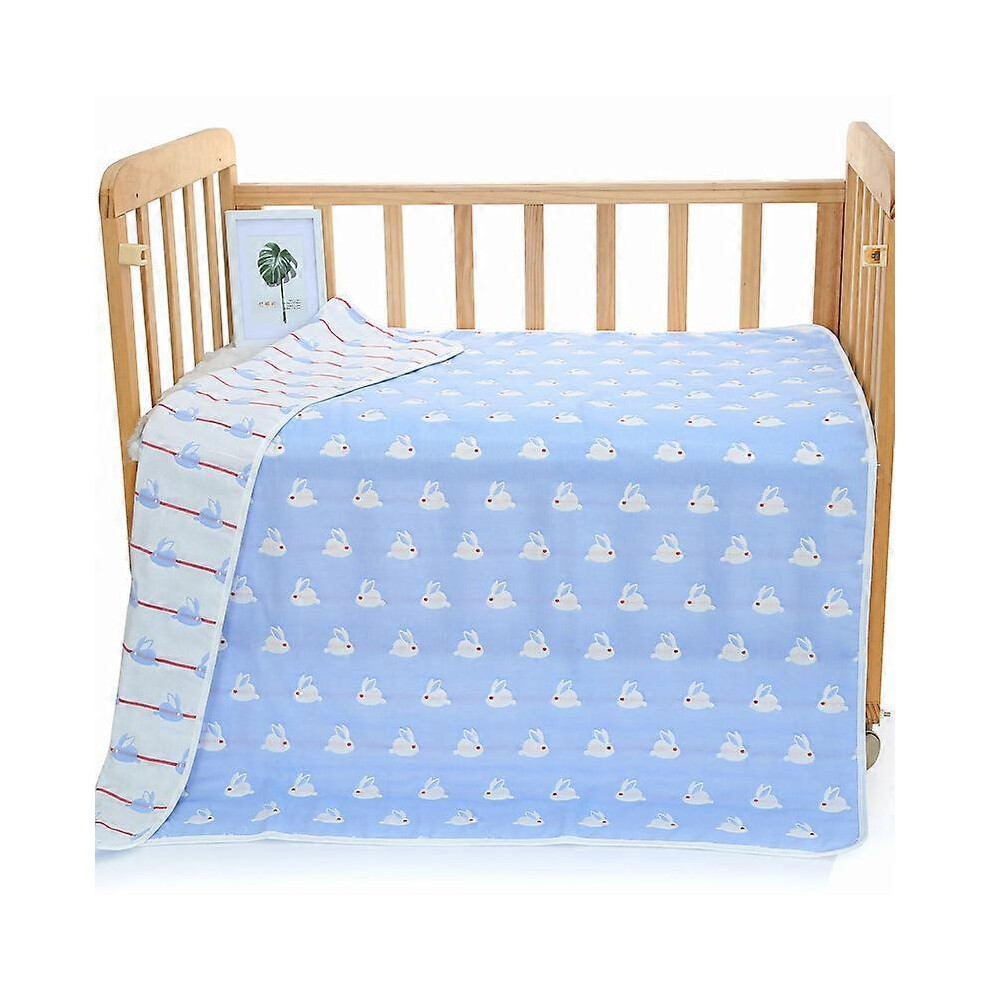 Kikidex (As Show, One Size) Baby Bath Towel Cover Blanket Gauze Children's Quilt Quality Infant Children's Pure Cotton 6 Six-Layer Gauze Bath Towel110