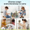 (Natural) Dekko 100PC Magnetic Building Tiles Kid Creative 6
