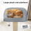 (DuoClimb) Skylos Tall Cat Scratching Post Natural Sisal 7