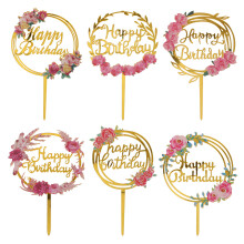 6 Stück Cake Toppers Für Geburtstagskuchen Elegante Fotoaccessoires