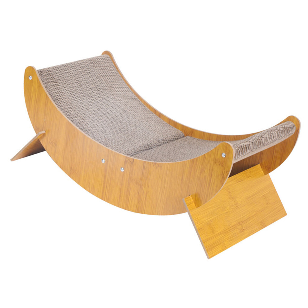 Multifunctional Corrugated Cat Scratcher Bed, Cozy Lounge for Pets-image-OPC-PKW2Z59-NEW