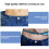 100Pcs Adjustable Round Copper Buttons For Jeans Suspenders Silver 6
