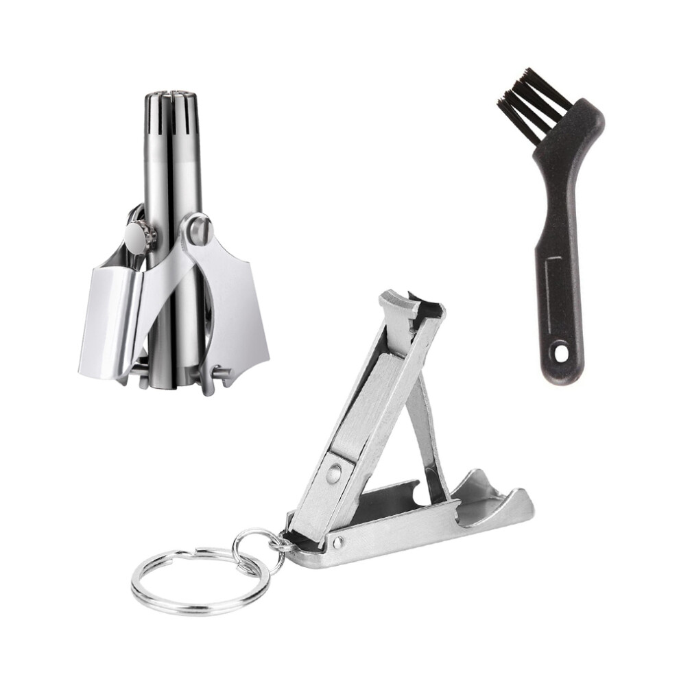 Iplusmile Nose Hair Trimmer Set With Shears And Nail Scissor
