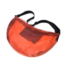 Light Weight Sports Equipment Bag, Mesh Bag, Adjustable Shoulder Strap, For Basketball Football Volleyball Tennis Balls