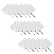 60Pcs Acrylic Key Chains With Rings And Id Tags