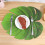 2 Pcs Eva Placemat Turtle Leaf Design With Holes Green 9