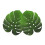 2 Pcs Eva Placemat Turtle Leaf Design With Holes Green 1
