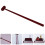 Wooden Rhythm Stick Drum Temple Instrument Tool 2