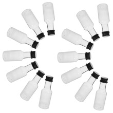 24 Sztuki Mini Butelki 25 Ml Puste Plastikowe Z Pokrywkami Aluminium