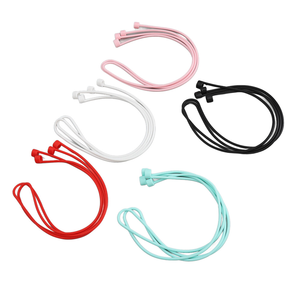 10pcs Silicone Sound Aid Holder Strap for Seniors, 5 Colors, Prevent Falls