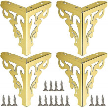 Metal Sofa Leg Furniture Feet Sofa Furniture Riser Feet Legs Diy Furniture Replacement Feet 4 Pcs (1