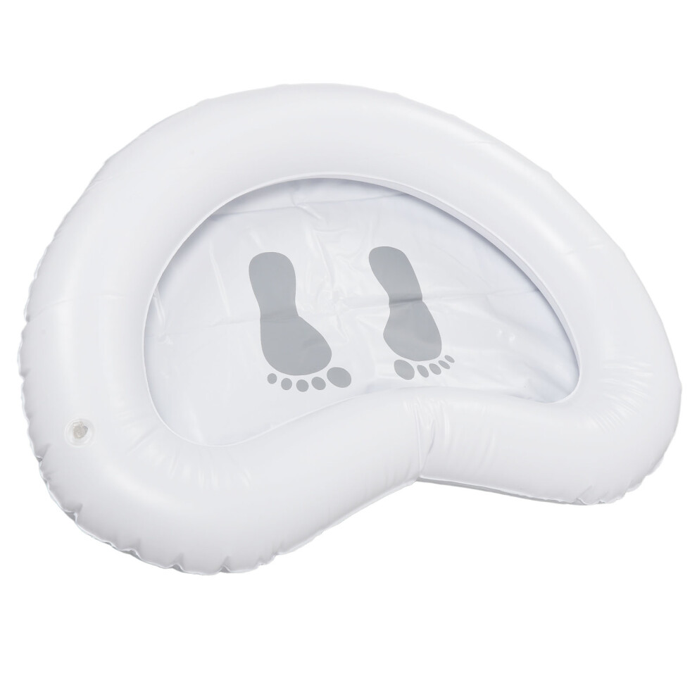 Inflatable PVC Foot Bath with Pump, Foldable Pool Entry Basin