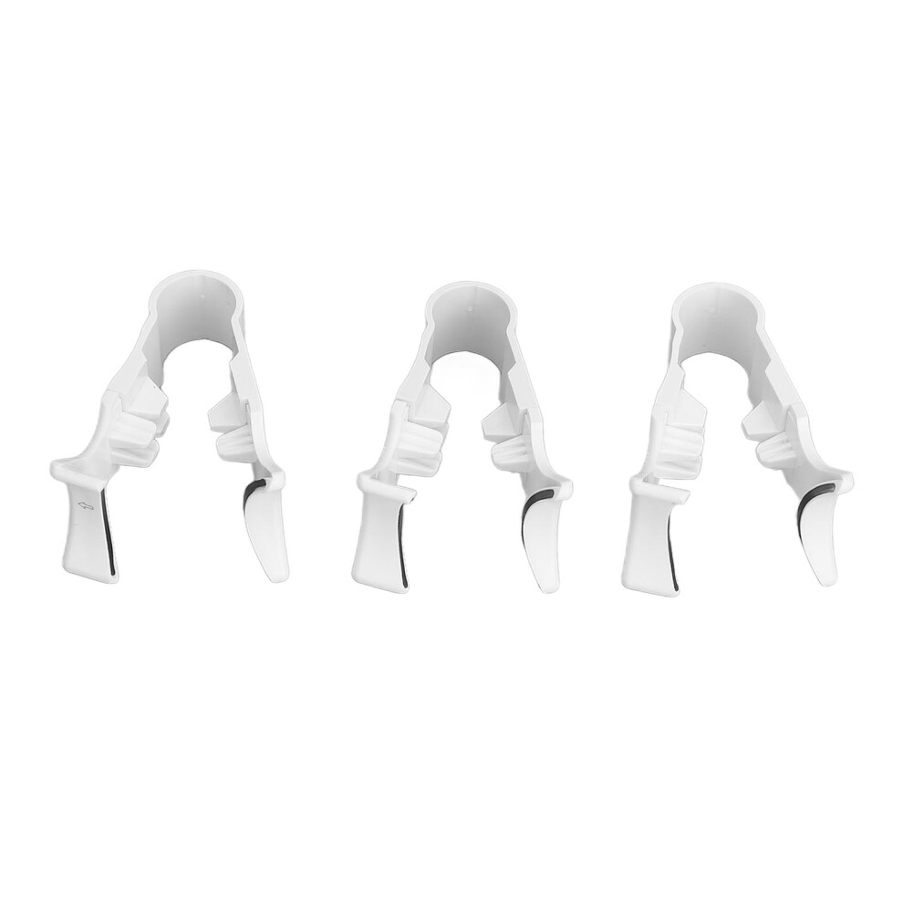 3Pcs Plastic Eyelash Curler Kit, Easy Hold, Portable, ABS Material