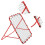 Ball Ziel Training Rebound Net 104x104cm Tragbare 8