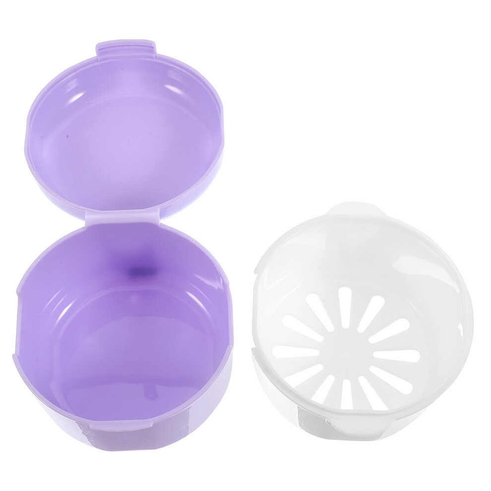 Solustre Household Retainer Case Convenient Denture Box For Daily Use