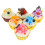 1 Set/6 Realistische Kuchenformen Pu- 6