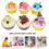 1 Set/6 Realistische Kuchenformen Pu- 3