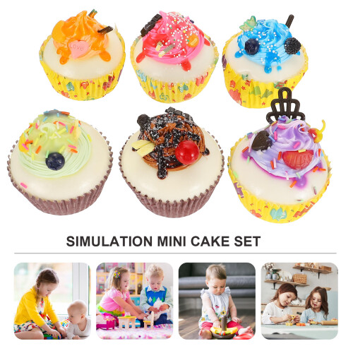 1 Set/6 Realistische Kuchenformen Pu- 2