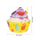 1 Set/6 Realistische Kuchenformen Pu- 2