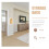 Multi-Functional House-Shaped Wall Key Holder For Home Storage 8