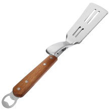 3Stk Holzgriff Fritteusen Tonge Grill