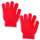 Children's Knitted Solid Color Five Finger Warm Gloves 4-12 Years 1