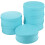 6Pcs Round Cookie Tins Cake Baking Candy Storage Tinplate Jar 7