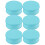 6Pcs Round Cookie Tins Cake Baking Candy Storage Tinplate Jar 8