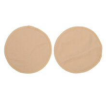 2pcs Reusable Castor Oil Breast Pads, Leak-Proof, Hypoallergenic, Cloth Material