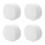 4 Bolos Falsos De Espuma Brancos 6 Polegadas Para Decoração 7