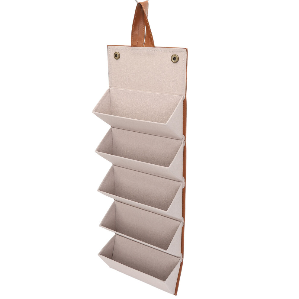 High Capacity Waterproof Foldable Glasses Storage Box with 5 Slots for Travel