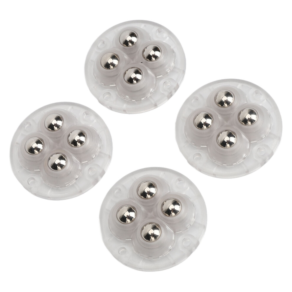 8pcs Self Adhesive Steel Ball Casters for Trash Can, Universal Mini Roller