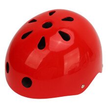 Leichter Kinderfahrradhelm mit verstellbaren Gurten, Rot