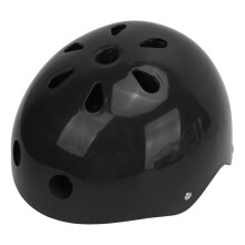 Leichter Kinder-Fahrradhelm mit verstellbaren Gurten, schwarz, EVA-Kunststoff, Schaumstoff