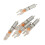 Red LED Arrow Nocks 5PCS 6.2mm Diameter - Simple Install Auto Light 9