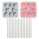 1 Set Diy Silikon Backformen Schokoladenformen Pink 7