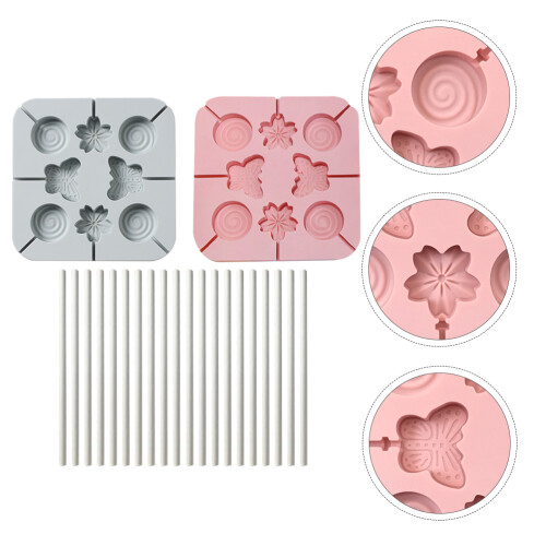 1 Set Diy Silikon Backformen Schokoladenformen Pink 1