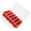 Köderboxen-Fachtrenner 286 g 17,5 x 10 x 4 cm Rot 7