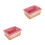 2Pcs Small Rectangular Wicker Baskets Multi Color for Shelving 4