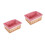2Pcs Small Rectangular Wicker Baskets Multi Color for Shelving 9