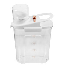 Mlins Laundry Tin Beads Storage Box Powder Canister Bucket