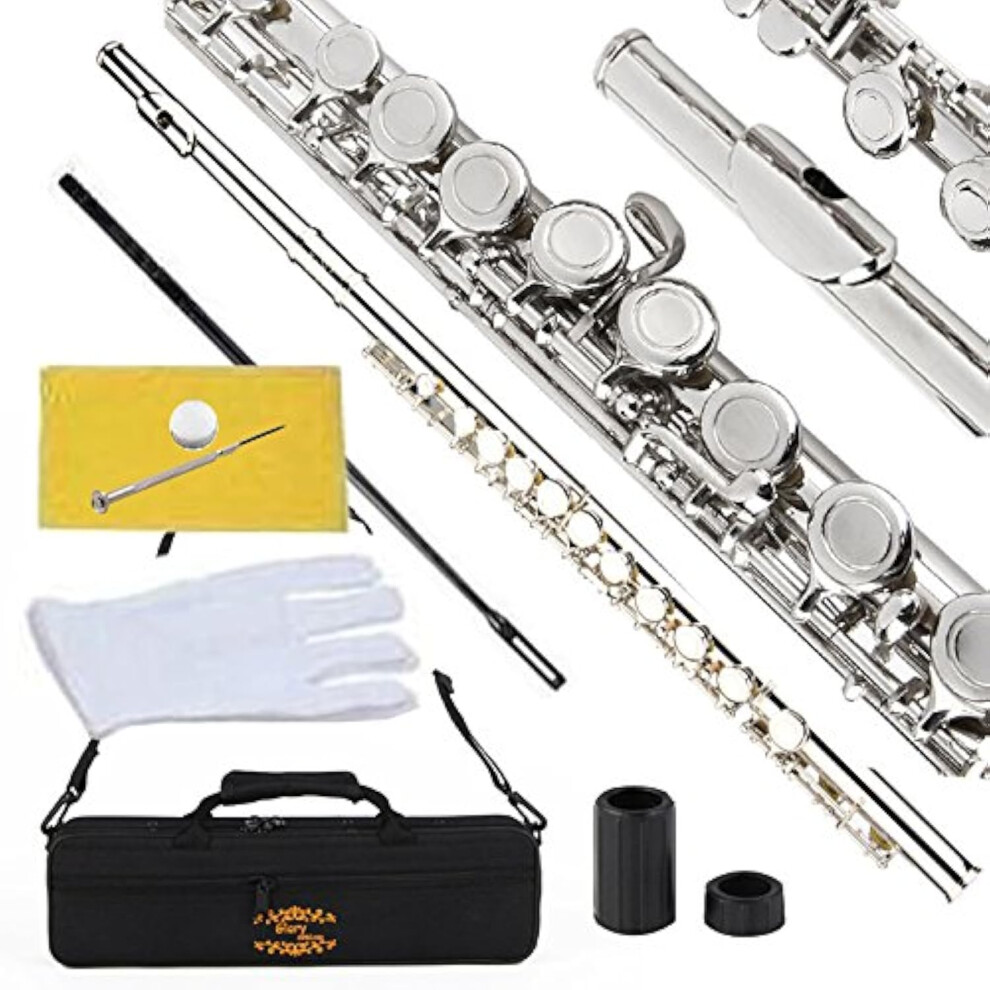 Glory Closed Hole C Flute With Case Tuning Rod and Cloth Joint Grease