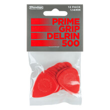 Jim Dunlop Delrin 500 Prime Grip 1.14mm Gitarrplektrum (450P1.14)