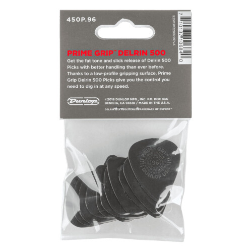 Dunlop Dunlop Delrin 500 Prime Grip .96mm Gitarrplektrum 1